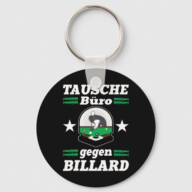 Chaveiro Exchange Office Contra Billiards Funny Snooker Po (Frente)