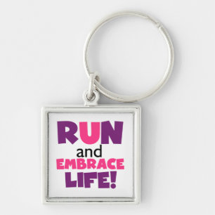 Chaveiro Executar Embrace Life Pink