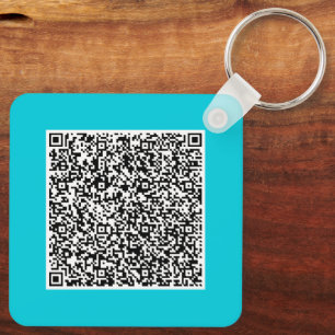 Chaveiro Exemplo de verificação de código QR personalizado