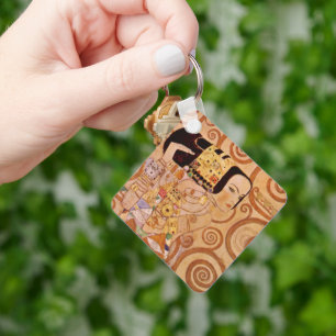 Chaveiro Expectativa de Klimt Vintage Victorian Art Nouveau