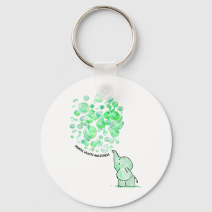 Chaveiro Explode Balões Verdes Sensibilização Para A Saúde 