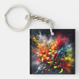 Chaveiro explosão de fruta