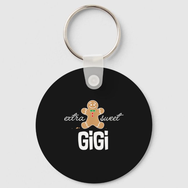 Chaveiro Extra Sweet Gigi _ Cute Christmas Gingerbread Gift (Frente)