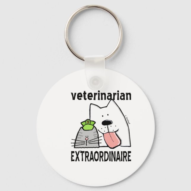 Chaveiro Extraordinário veterinário (Frente)
