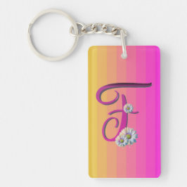 Chaveiro F Cadeia de Chaves Iniciais