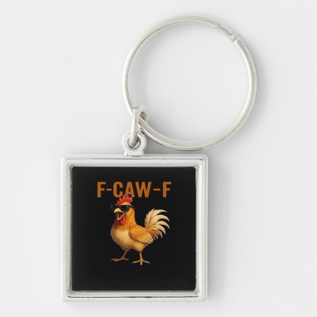 Chaveiro F-Caw-F Chicken Classic Aesthetic Design (Frente)