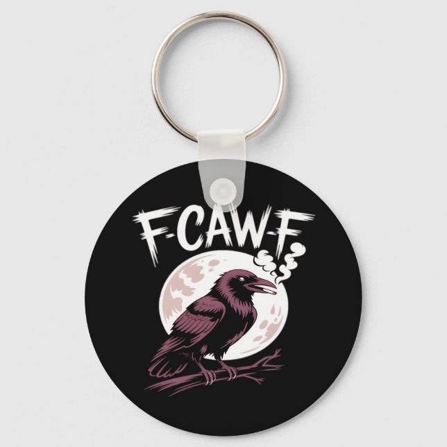 Chaveiro F-Caw-F Clássico Minimal Limpo (Frente)