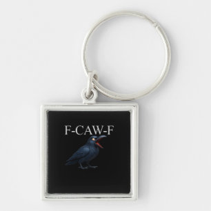 Chaveiro F-Caw-F Corvo Corvo Engraçado F-Caw-F Acessório Le
