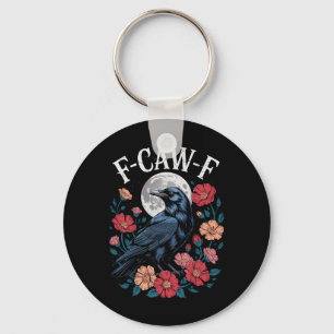 Chaveiro F-caw-f Crow Shirt Gótica Raven Caw Tee Para Ha