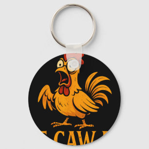 Chaveiro F-caw-f Fazenda de Frango Divertida Humor Galinha