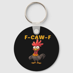 Chaveiro F-Caw-F-Frango Clássico Essencial Estético Único