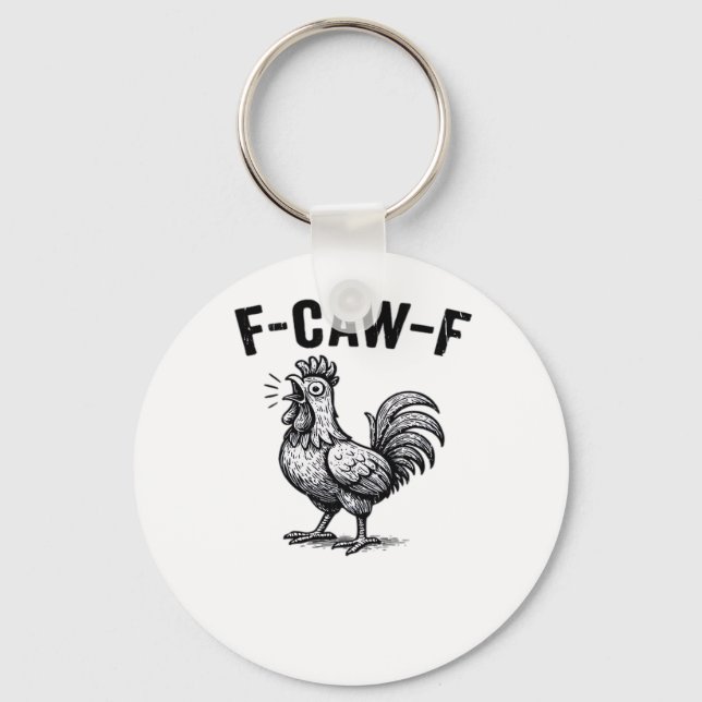 Chaveiro F-Caw-F Frango Criativo Casual (Frente)