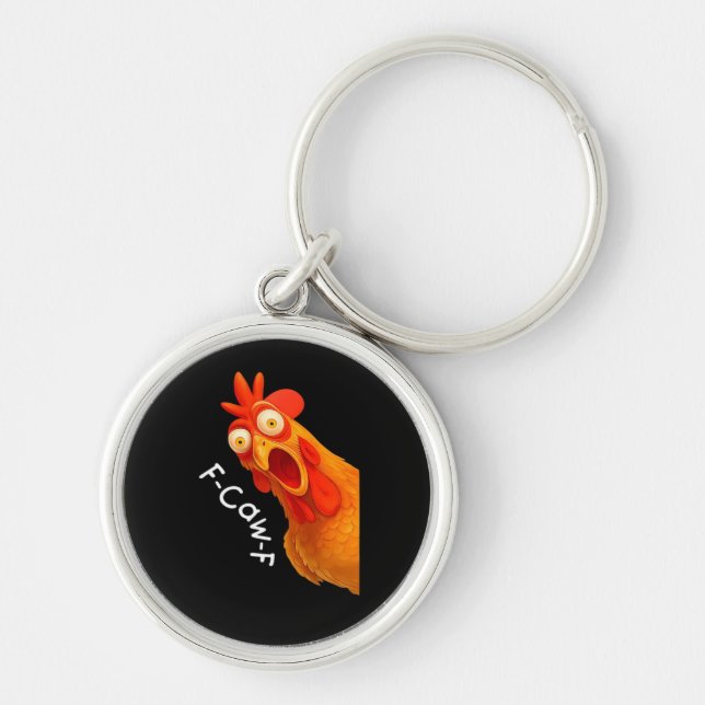 Chaveiro F-Caw-F Frango Essencial Clássico Retro (Frente)