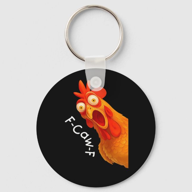 Chaveiro F-Caw-F Frango Essencial Clássico Retro (Frente)