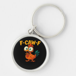 Chaveiro F-Caw-F Frango Essencial Divertido Moderno