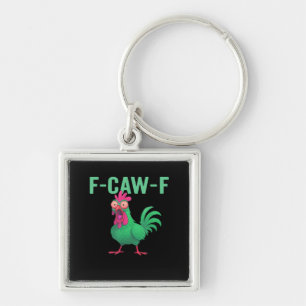 Chaveiro F-Caw-F Frango Estilo Vintage