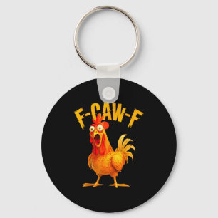Chaveiro F Caw F Galo Pássaro Engraçado Fcawf Domador de Ga