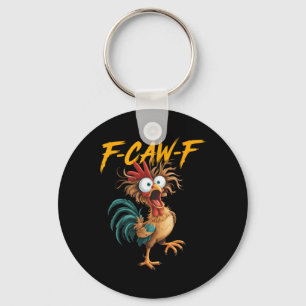 Chaveiro F Caw F Galo Pássaro Engraçado Fcawf Domador de Ga