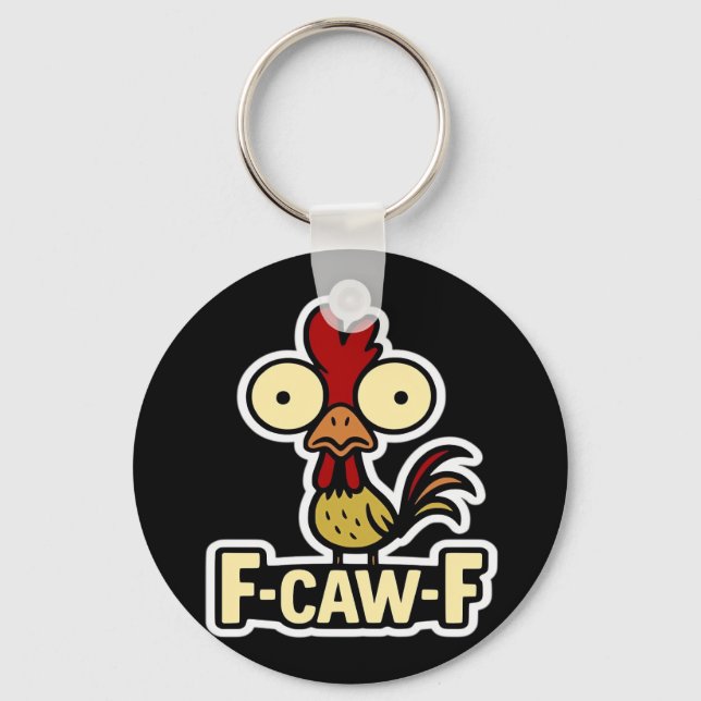 Chaveiro F-Caw-F Gráfico Clássico Vintage (Frente)