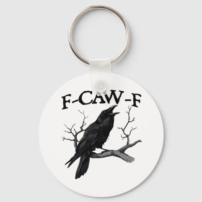 Chaveiro F Caw F Gráfico Vintage Clássico (Frente)