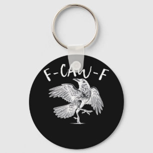 Chaveiro F-Caw-F Raven Retro Clássico
