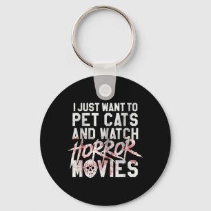 Chaveiro Fã de Filme de Terror Engraçado - Presente para Am