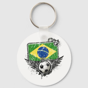 Chaveiro Fã de futebol Brasil