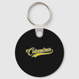 Chaveiro Fã de Futebol de Columbus Vintage