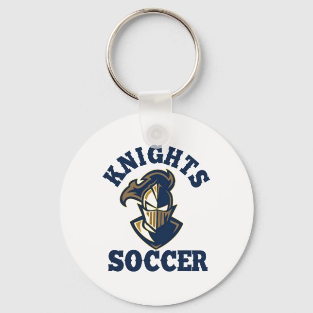 Chaveiro Fã de futebol juvenil do Knights Squad (Frente)