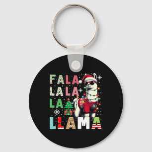 Chaveiro Fa La Llama Funny Llama Amante de os animais de Na