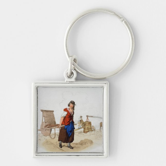 Chaveiro Fabricante de tijolo, do "traje de Grâ Bretanha", (Frente)