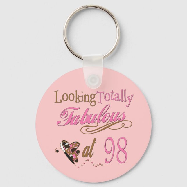 Chaveiro Fabuloso aniversário de 98 anos (Frente)