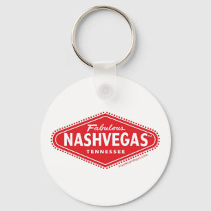 Chaveiro fabuloso do logotipo de NASHVEGAS TM