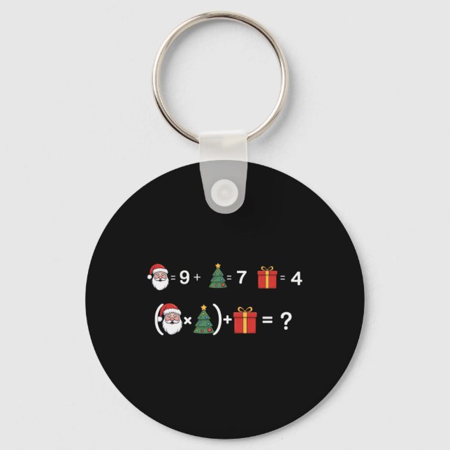 Chaveiro Faça a Conta 67 Meme Papai Noel Engraçado Seis Set (Frente)