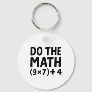 Chaveiro Faça a Equação Matemática Dia de Ação de Graças Pr