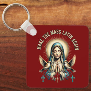 Chaveiro Faça a missa latina novamente Virgem Maria Chaveir