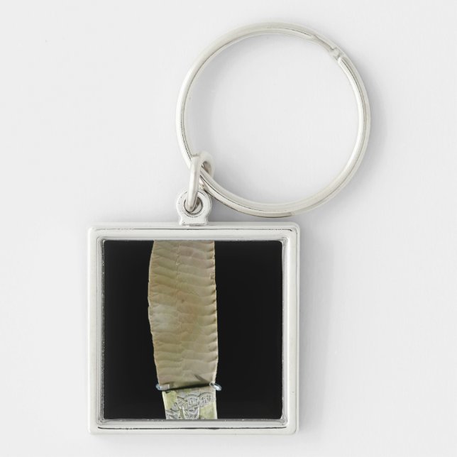 Chaveiro Faca cinzelada com cenas de batalha (Frente)