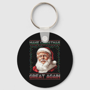 Chaveiro Faça Excelente De Natal Novamente Papais noeis Eng