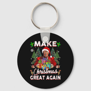 Chaveiro Faça Excelente De Natal Novamente Papais noeis Eng