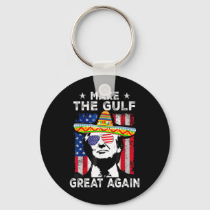 Chaveiro Faça o Excelente do Golfo novamente Trump México A