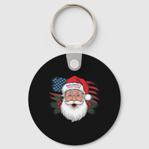 Chaveiro Faça Um Excelente De Natal Novamente Xmas Trump Me
