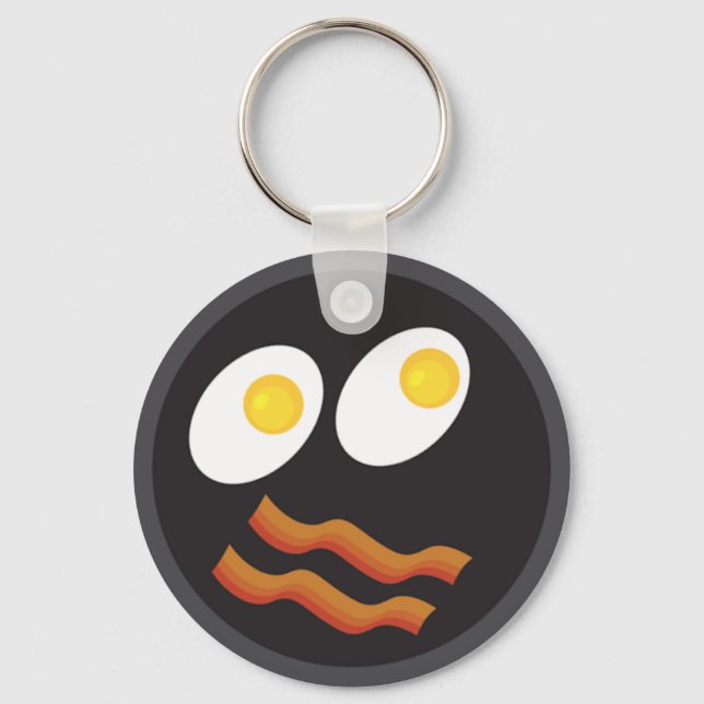 Chaveiro face de bacon e ovos (Frente)