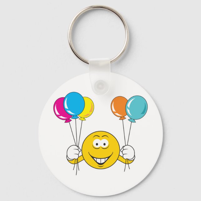 Chaveiro Face de Celebração dos Balões (Frente)