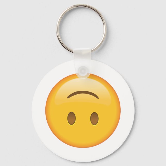 Chaveiro Face de cima para baixo - Emoji (Frente)