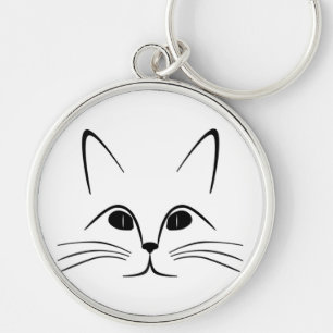 CHAVEIRO FACE DE GATO