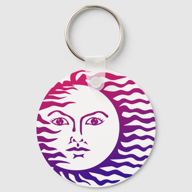 Chaveiro Face do Sol (Frente)