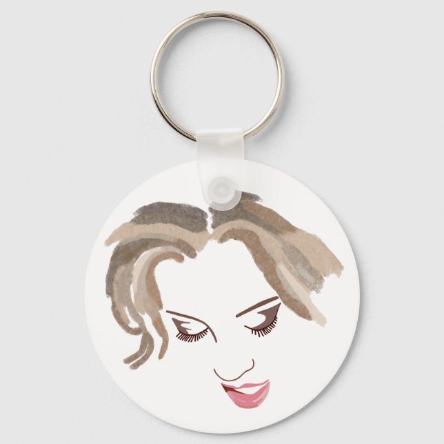 Chaveiro Face feminina nº 2 (Frente)