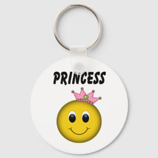 Chaveiro Face Princesa com Coroa