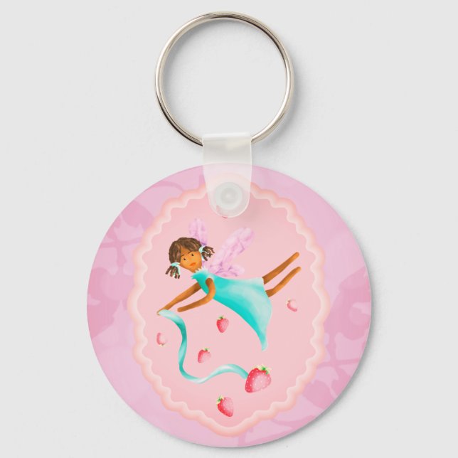 Chaveiro Fada de morango (Frente)