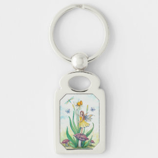 Chaveiro Fada Flor de Narciso Fantasia Arte